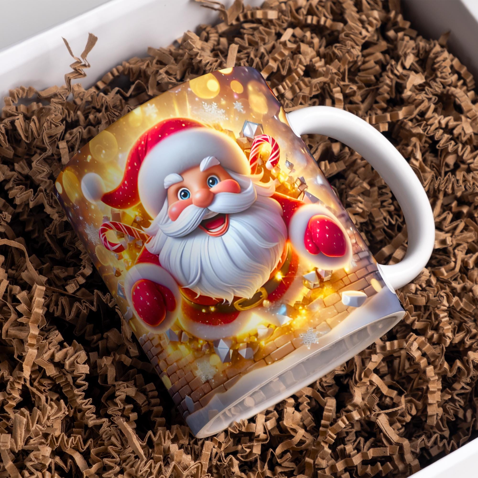 Santa Mugs - Etsy