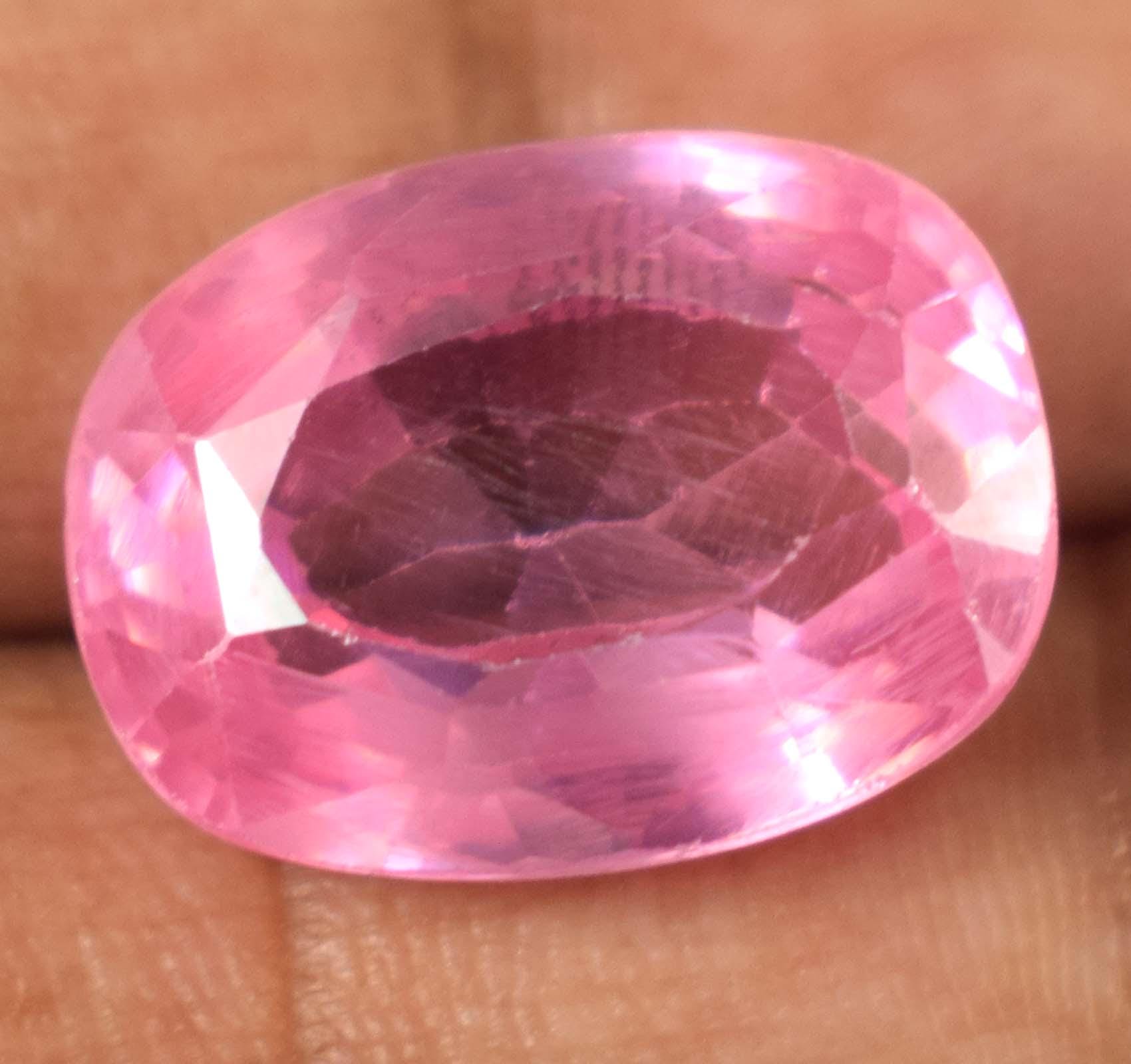 ピンク クレイジー アゲート インドネシア産 28.15 Carat Natural Afghanistan Pink Kunzite Oval Certified High