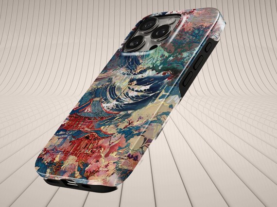 Japanese Phone Case Asian Art TOUGH Cover for iPhone 17 Pro Max, 16e, 15, 14, 13 & Samsung S26 Ultra, S25 FE, A57, A56, Pixel 10, 9A