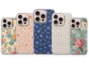 Spring Flower Phone Case Wildflower Cover for iPhone 18 Pro Max, 17, 16, 15, Samsung S26 Ultra, S25 FE, A57, A56, Pixel 11, 10