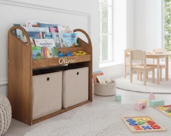 保育園用家具 木製本棚、幼稚園のおもちゃ収納、教室整理用品