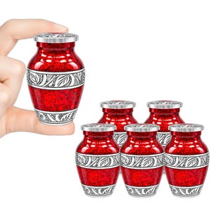 Urna de cremación con acabado de mármol, miniurnas conmemorativas, pequeñas urnas para cenizas, regalo funerario.