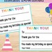 Printable Fill-in-the-blank Thank You Card Thank You - Etsy