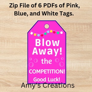 Blow Away the Competition Gift Tag - Elevate Your Success ...