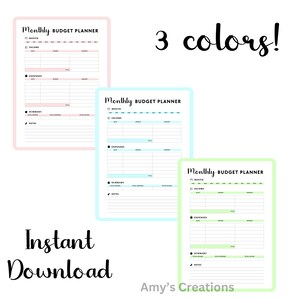 Printable Budget Planner Template Budget Binder Finance - Etsy