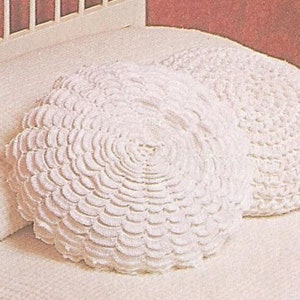 Crochet Pillow Pattern - Vintage Crochet Pillow Pattern - Instant Download - PDF