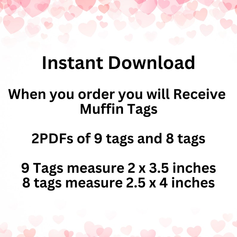 We Would Be Muffin Without You Teacher Gift Tag Printable Appreciation Tag Instant Download, PDF image 5