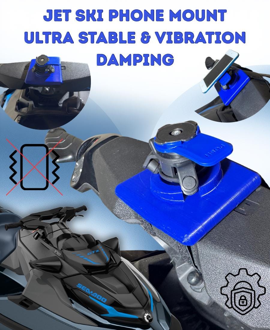 Sea-doo Jet Ski Phone Holder – Ultra-stable Mount With Vibration