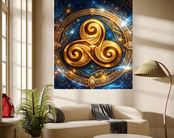 Celtic Symbols Bundle – Tree of Life, Triskelion Printable Wall Art (Digital Download)