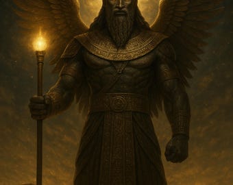 Anunnaki Gods Art Print Bundle – Mythical Deity Wall Art (Digital Download)