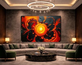 Abstract Mitochondria  Art Set, Organic Flow Wall Art, Modern Fluid Texture Artwork (Digital download)