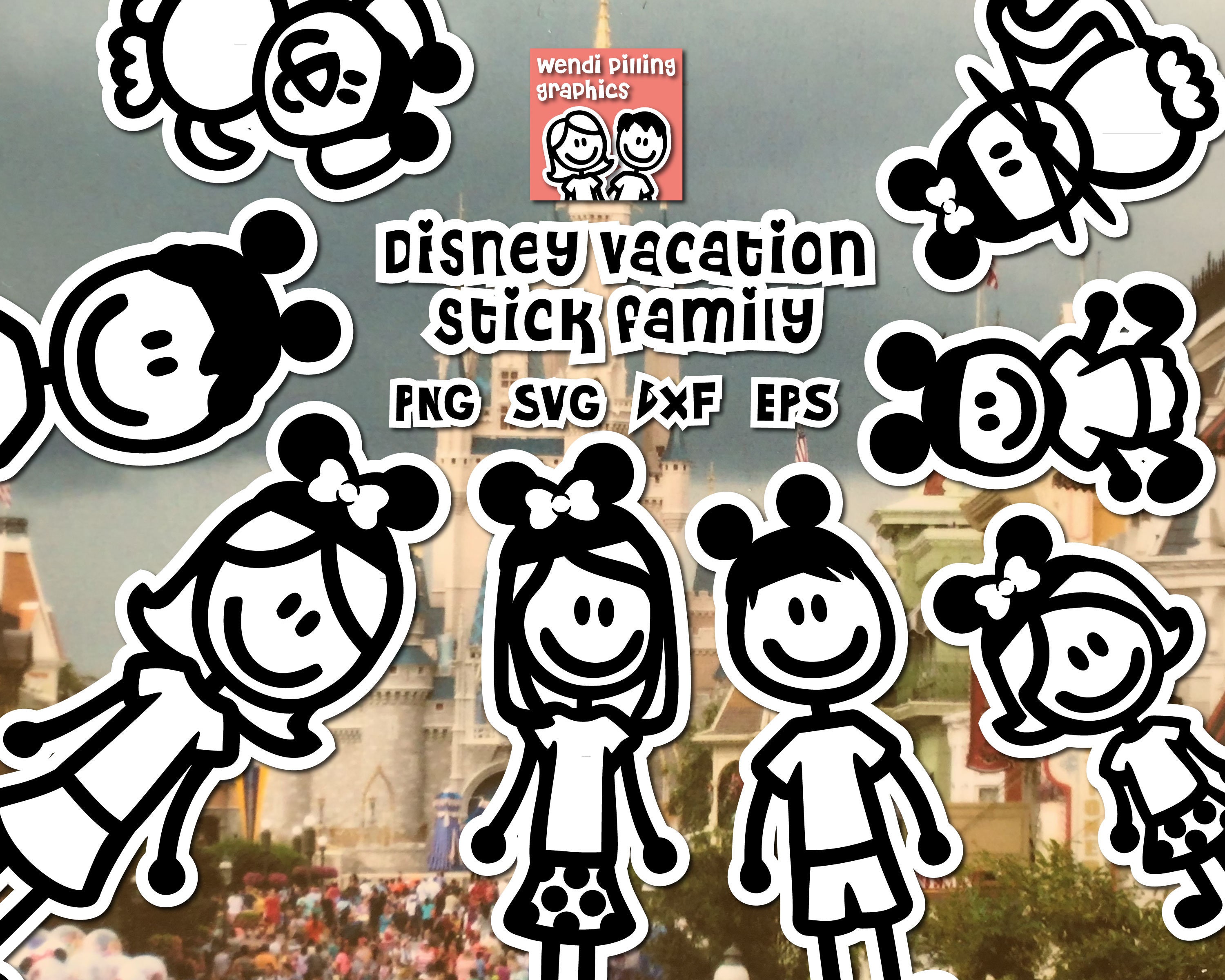 Download Disney Vacation Stick Family Svg Cutting File For Cricut And Etsy