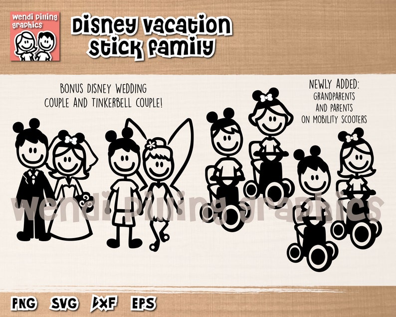 Download Disney Vacation Stick Family SVG Cutting File for Cricut ...