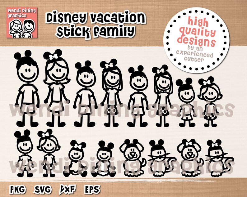 Download Disney Vacation Stick Family SVG Cutting File for Cricut ...