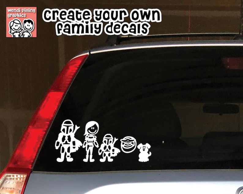 Download Star Wars Mandalorian Stick Family SVG Cutting File for ...