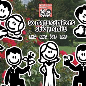 File digitale della famiglia So Many Admirers per Cricut e Silhouette, download istantaneo