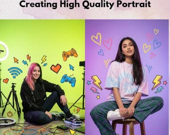Nano Banana Prompt For Modern Pop Art Studio Portraits | Realistic AI Fashion Photography