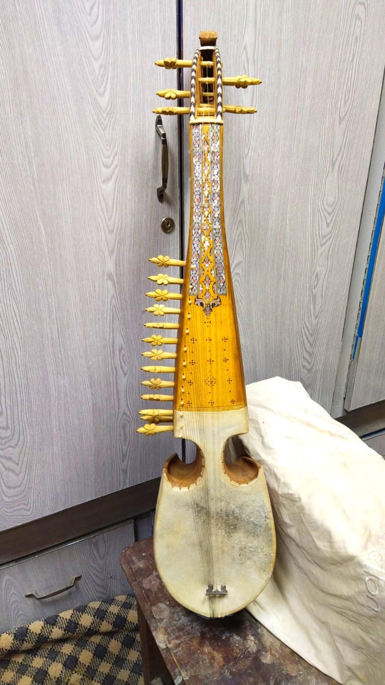 Handmade Afghan Rabab, Mulberry Wood Stringed Instrument - Etsy