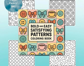 Satisfying Patterns Coloring Book