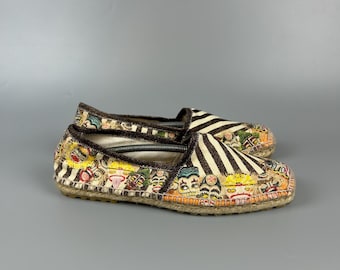 Alpargatas Dsquared2 Yakudza Iconic para hombre, con estampado nativo, talla 42 (EE. UU.)