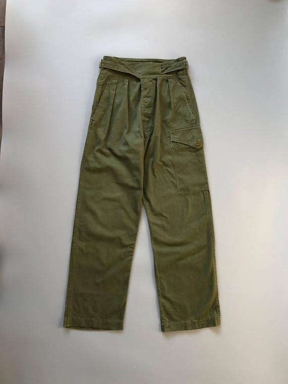ITALY製 40s British Army Trousers サンプリング ITALY製 40s British Army Trousers サンプリング