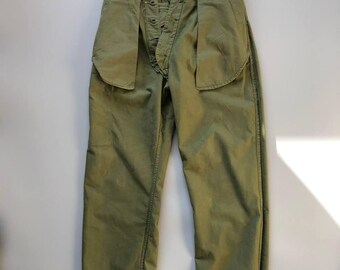 ITALY製 40s British Army Trousers サンプリング WW2 1945 British Army Tropical Trousers Vintage 1940s Jungle