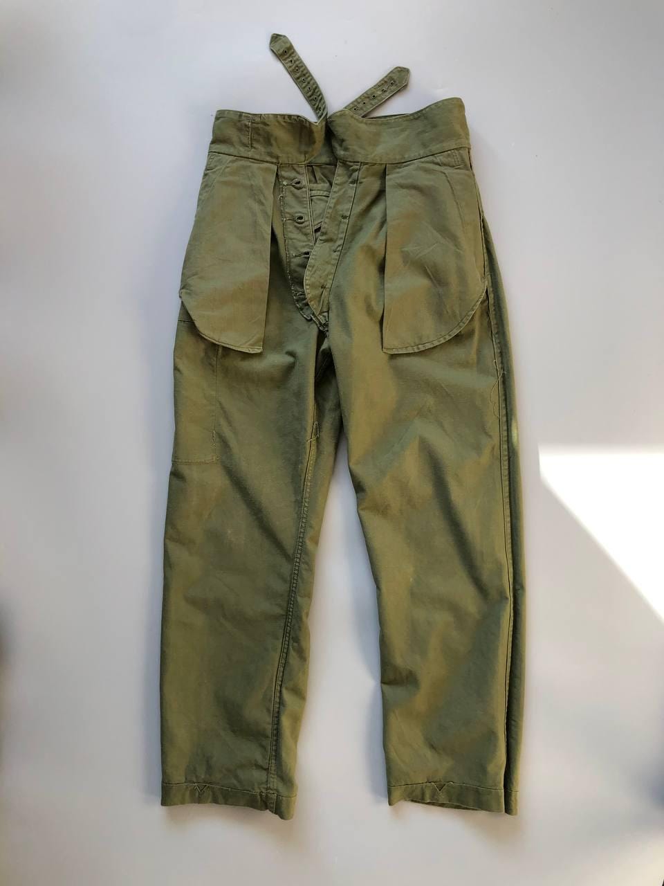 WW2 1945 British Army Tropical Trousers Vintage 1940s Jungle