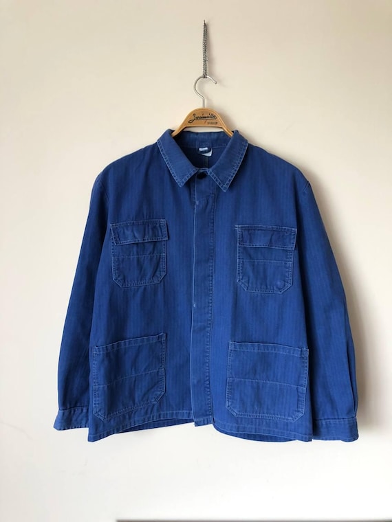 ヴィンテージ フレンチワークジャケット フェードブルー ワークウェア