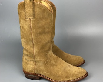 Stivali western alti in camoscio Sendra, prodotti in Spagna, taglia EU39 US8.5 UK7.5