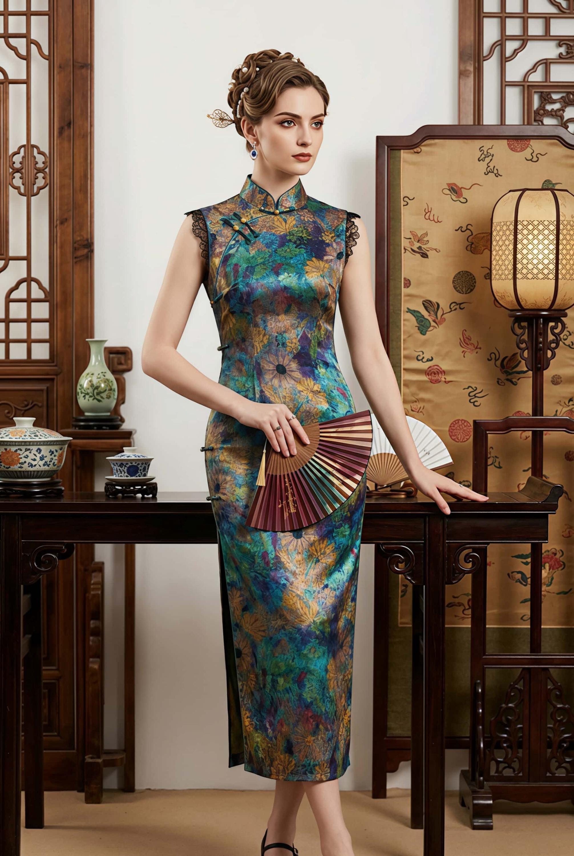 Silk Qipao - Etsy