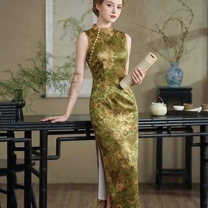 Mother of the Bride Dress Moss Green - Etsy