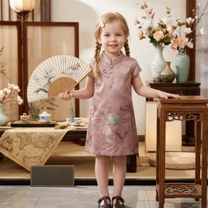 Pink Chinese Style Dress - Etsy