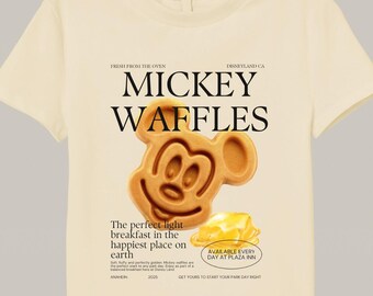 Waffle House - Camiseta de Mickey Waffles de Disney