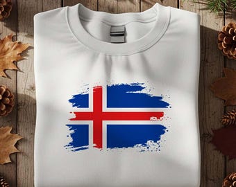 Iceland Flag PNG | High-Resolution Printable Design (Digital Download)