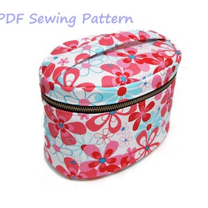 PDF Sewing Pattern Vanity PouchDownloadable image 1