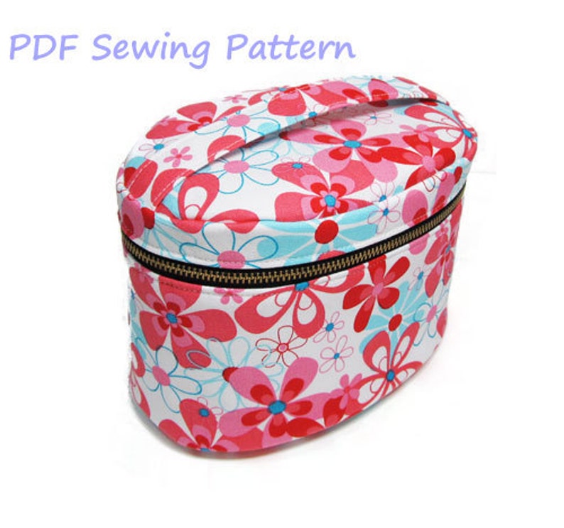 PDF Sewing Pattern Vanity PouchDownloadable image 1