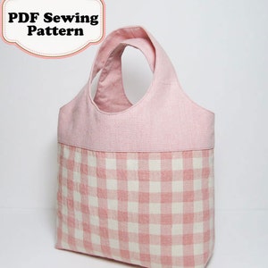 PDF Sewing Pattern - Mini Tote Bag -(Downloadable)