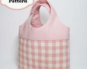 PDF Sewing Pattern - Mini Tote Bag -(Downloadable)