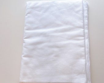 Sarashi White solid/Non-Fluorescent 100% cotton 9.8M 'BUN'/Tenugui/Sashiko/Kitchen Towel/Dishcloth
