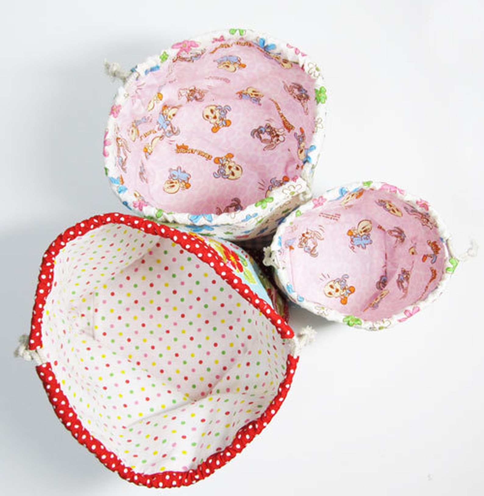 Drawstring Lunch Bag PDF Pattern Variety Set downloadable Etsy