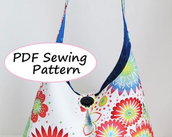 PDF Sewing Pattern -Shoulder Bag-(Downloadable)