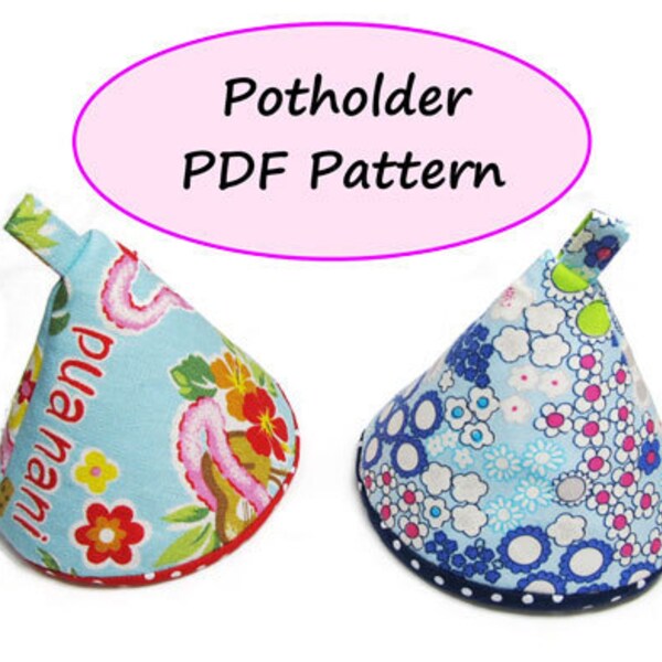 PDF Sewing Pattern - Potholder - (Downloadable)