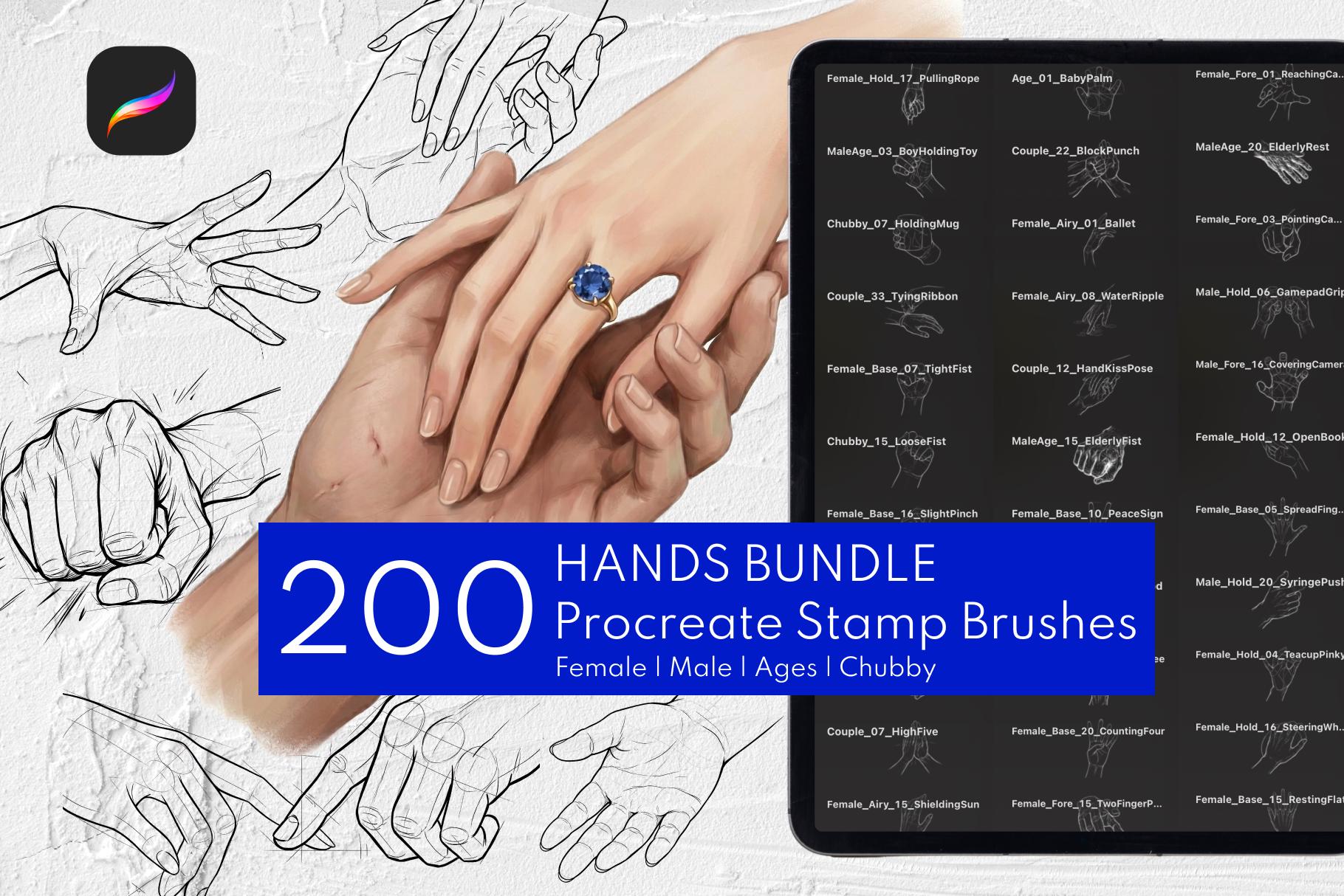 Female Hands Drawing Reference