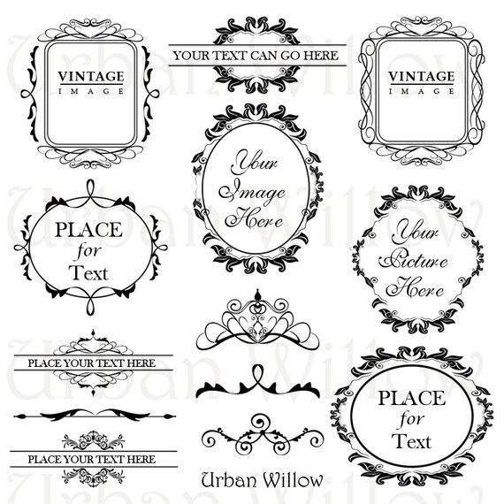 decorativos cuadros vintage 1 disenos de estilo vintage de digital los archivos png con fondo transparente