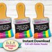 EDITABLE ART PARTY Printables Art Party Invitation Painting - Etsy