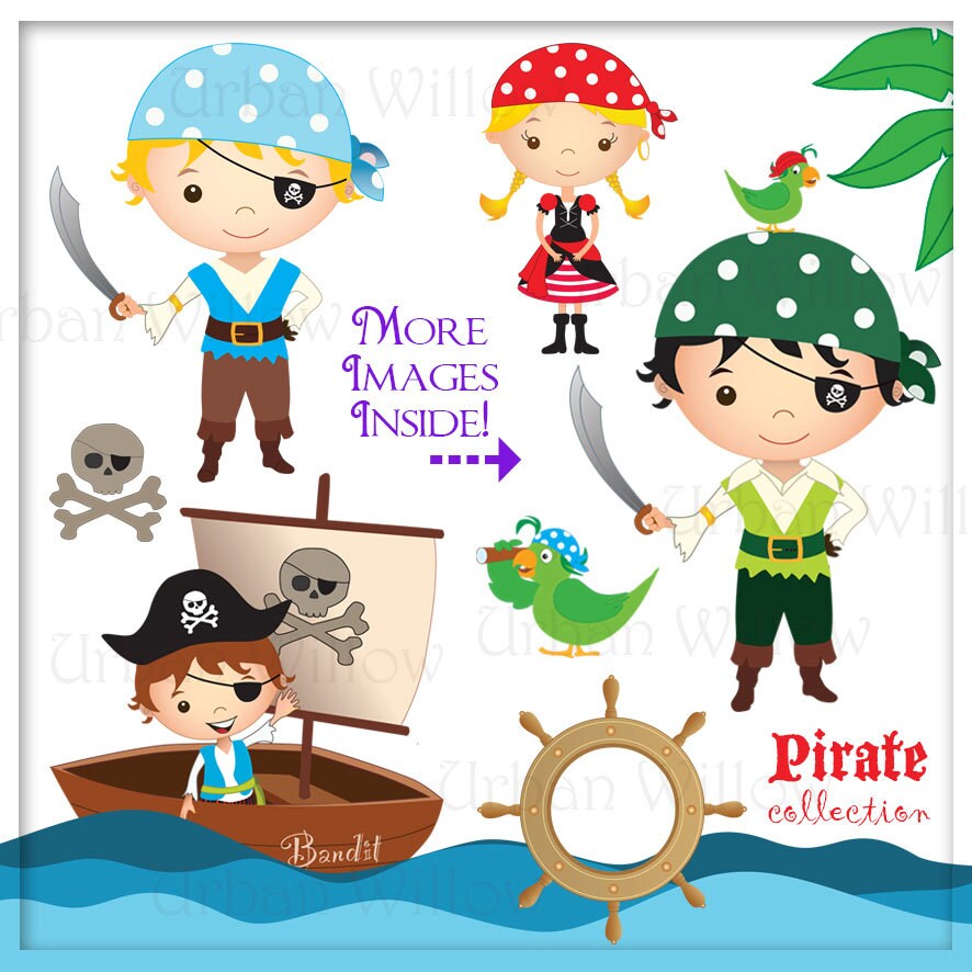 Pirate Collection Digital Clip Art Pack In High Etsy Pirate Collection Digital Clip Art Pack In High Etsy