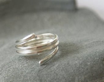 Silver Ring, Silver Wrap Ring, Silver Jewellery, Silver Jewelry