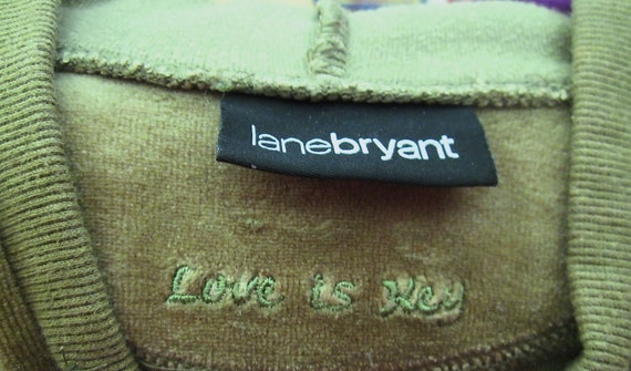 LANE BRYANT -  Oversized Zippered Front Olive-Gre… - image 9