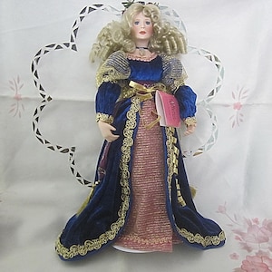 PARADISE GALLERIES - Premier Porcelain Life-Like Fairy Doll BETHANY Angel, w/18-note musical movement & Original Box, Treasury Collection