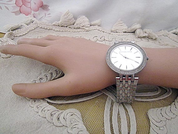 MICHAEL KORS - DARCI Glitz Accents Wristwatch Adorned W/ 2  display picture 1